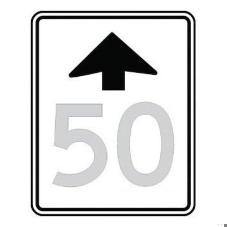Accuform SPEED SIGN 30 in  X 24 in  DG HIGH PRISM FRR20640DP